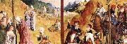 GOES, Hugo van der Calvary Triptych (detail) oil painting